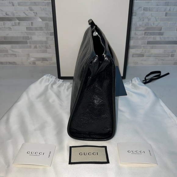 Gucci Morpheus Zip Pouch Leather Pouch - Picture 3 of 10